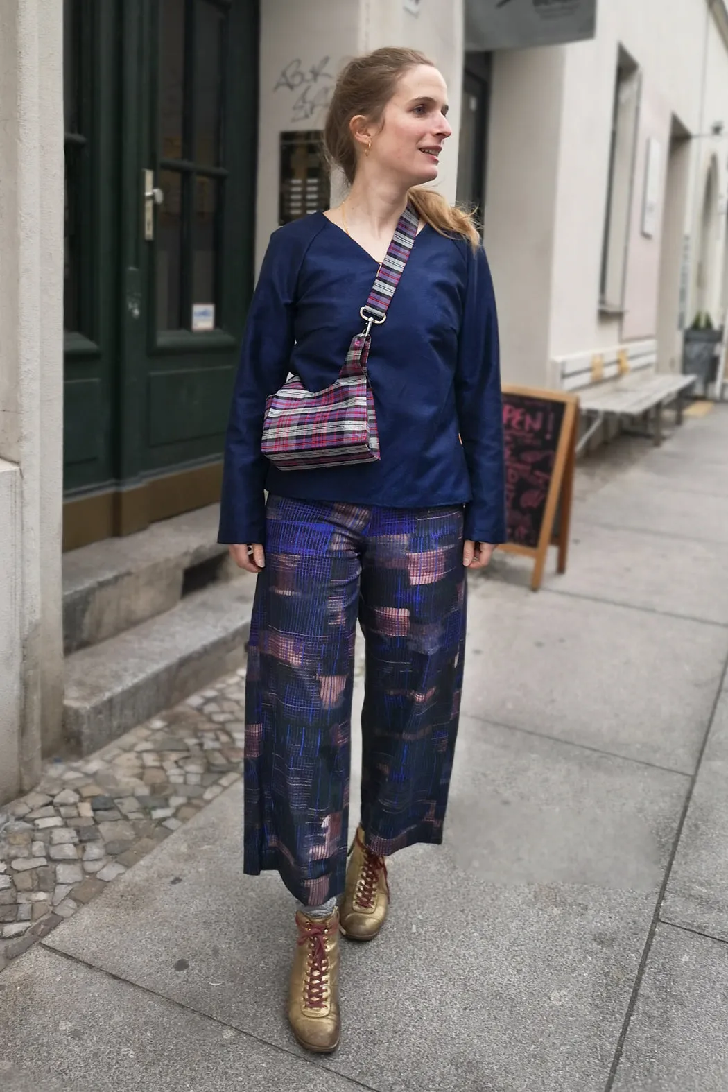 Culottes Dark Check