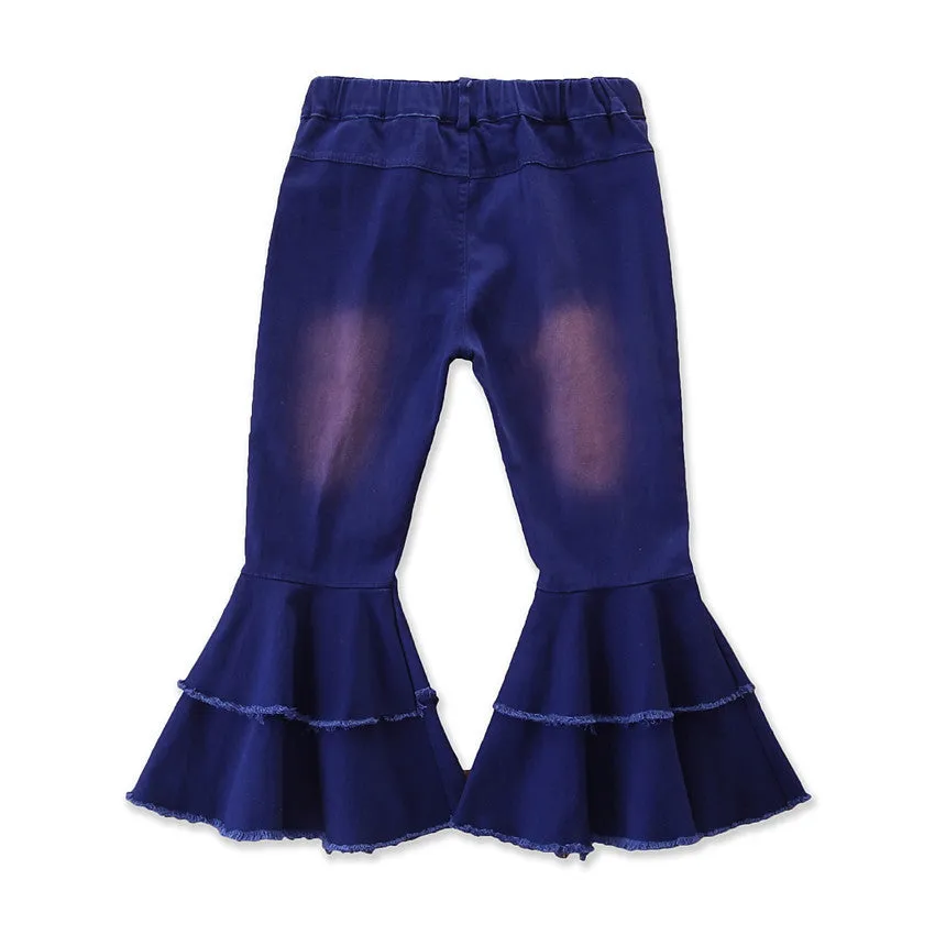 Double Flared Denim Jeans
