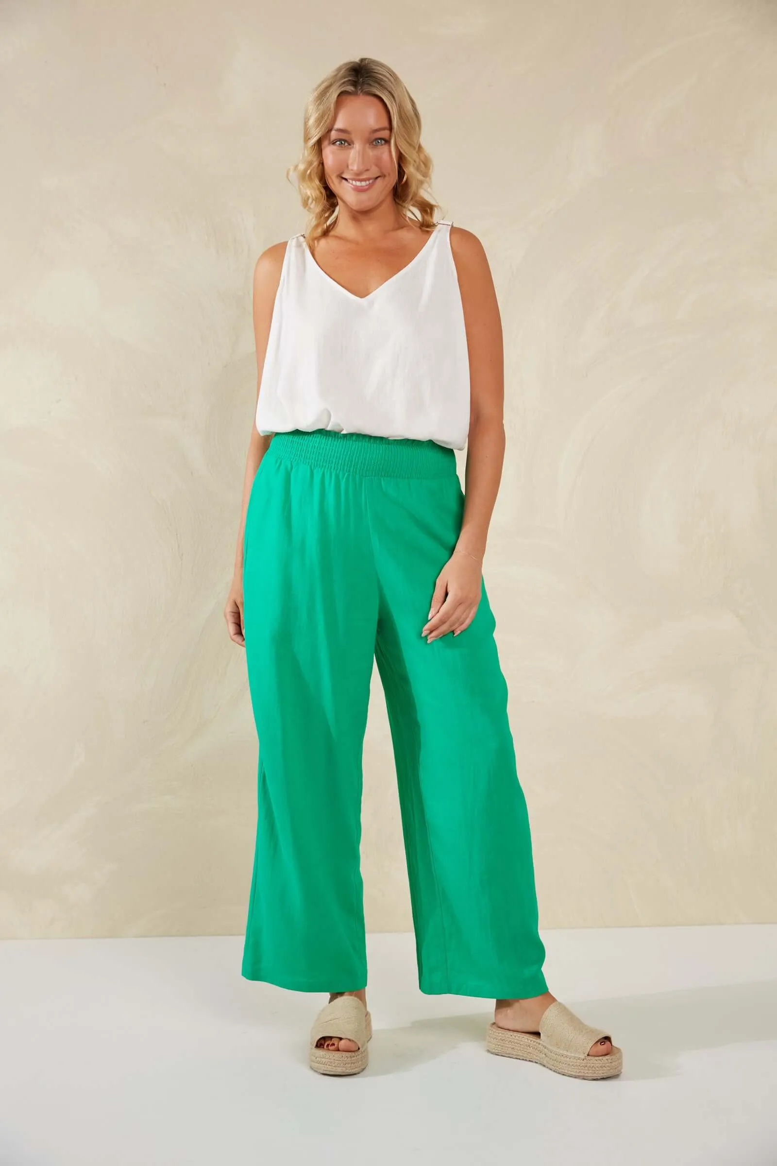 Haven Sardinia Pant in Verde