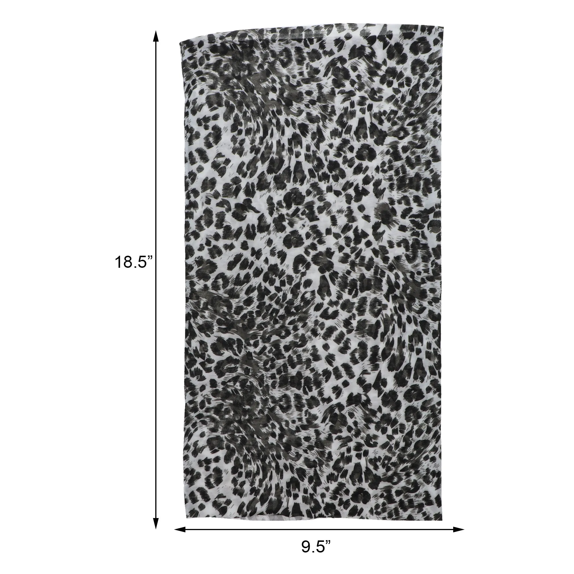 Leopard Print Seamless Face Mask Neck Gaiter