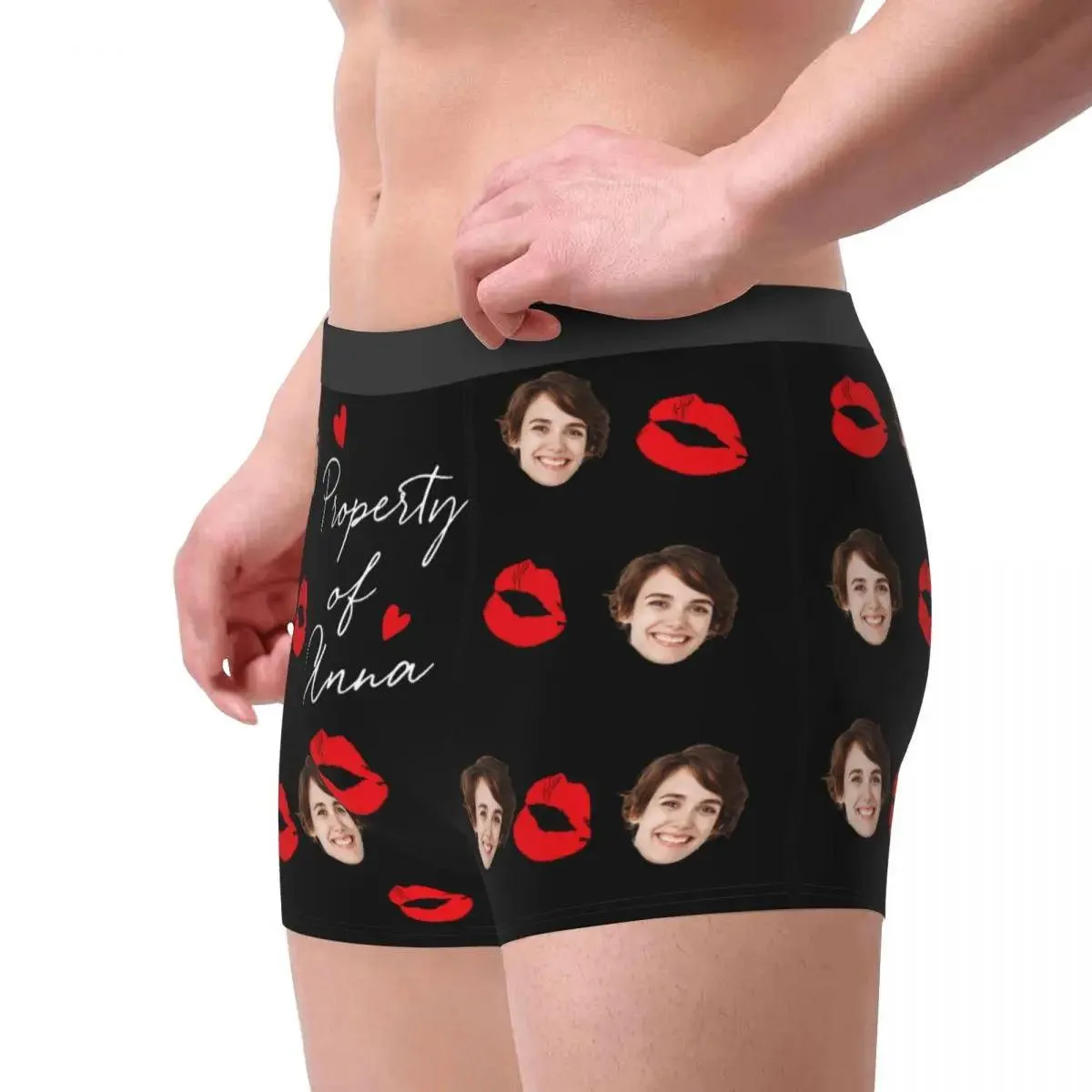 Personalised Underwear for Men, Valentines Day Gifts for Him