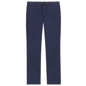 Slim-fit Navy Cotton Twill Chinos