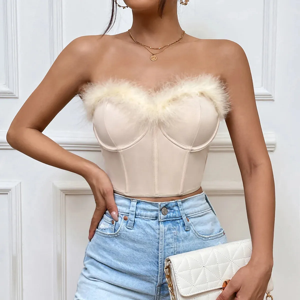 Sweet As Candy Bustier Top